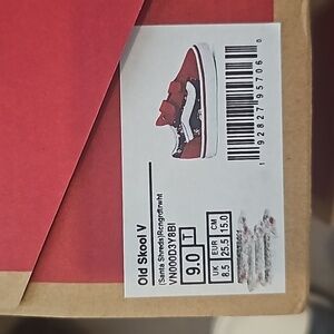 Toddler Vans shoes Santa skateboard🛹